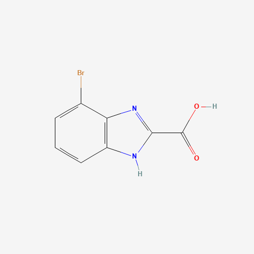 1263060-63-4 4-bromo-1H-benzimidazole-2-carboxylic acid chemical structure