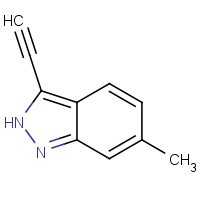 1383706-61-3 3-ethynyl-6-methyl-2H-indazole chemical structure