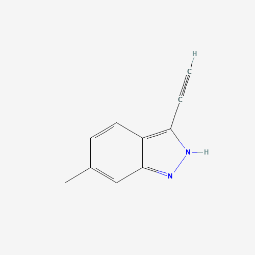 1383706-61-3 3-ethynyl-6-methyl-2H-indazole chemical structure