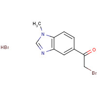944450-78-6 2-bromo-1-(1-methylbenzimidazol-5-yl)ethanone;hydrobromide chemical structure
