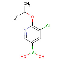 1150114-69-4 (5-chloro-6-propan-2-yloxypyridin-3-yl)boronic acid chemical structure