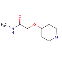 912761-44-5 N-methyl-2-piperidin-4-yloxyacetamide chemical structure