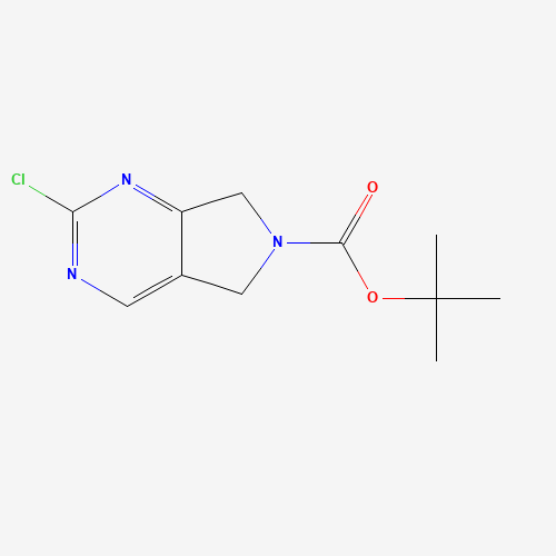 1211581-47-3 tert-butyl 2-chloro-5,7-dihydropyrrolo[3,4-d]pyrimidine-6-carboxylate chemical structure