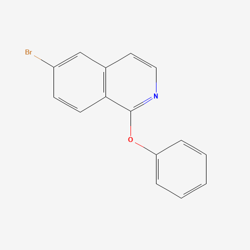 215453-25-1 6-bromo-1-phenoxyisoquinoline chemical structure