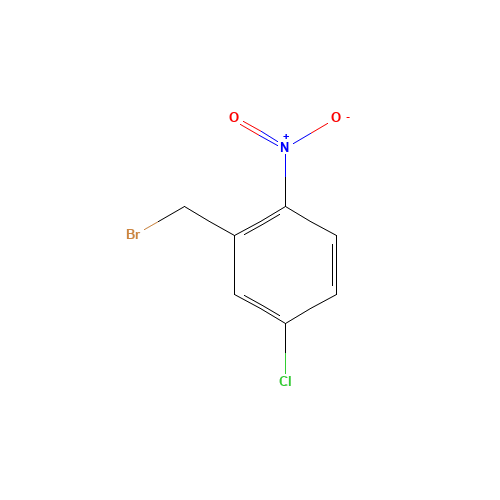 31577-25-0 2-(bromomethyl)-4-chloro-1-nitrobenzene chemical structure