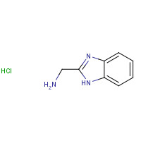 7757-21-3 1H-benzimidazol-2-ylmethanamine;hydrochloride chemical structure