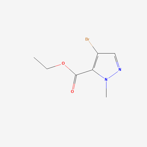 1328640-39-6 ethyl 4-bromo-2-methylpyrazole-3-carboxylate chemical structure