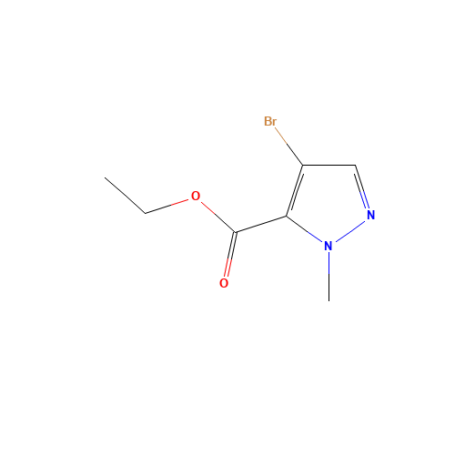 1328640-39-6 ethyl 4-bromo-2-methylpyrazole-3-carboxylate chemical structure