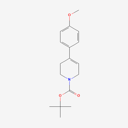 138647-51-5 tert-butyl 4-(4-methoxyphenyl)-3,6-dihydro-2H-pyridine-1-carboxylate chemical structure