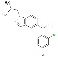 753926-12-4 (2,4-dichlorophenyl)-[1-(2-methylpropyl)indazol-5-yl]methanol chemical structure