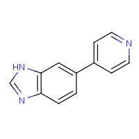 82718-15-8 6-pyridin-4-yl-1H-benzimidazole chemical structure