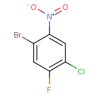 960000-93-5 1-bromo-4-chloro-5-fluoro-2-nitrobenzene chemical structure