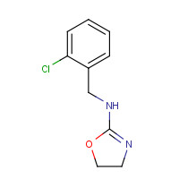184688-54-8 N-[(2-chlorophenyl)methyl]-4,5-dihydro-1,3-oxazol-2-amine chemical structure