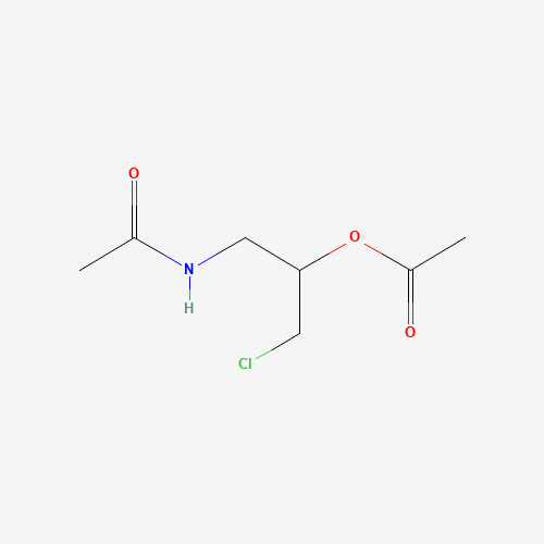 53460-78-9 (1-acetamido-3-chloropropan-2-yl) acetate chemical structure