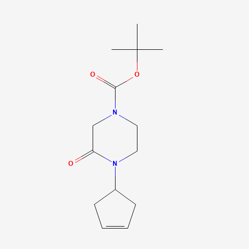 1284248-51-6 tert-butyl 4-cyclopent-3-en-1-yl-3-oxopiperazine-1-carboxylate chemical structure