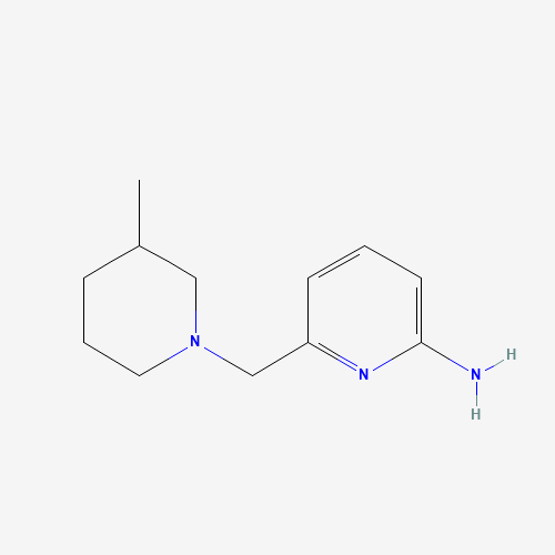 400775-44-2 6-[(3-methylpiperidin-1-yl)methyl]pyridin-2-amine chemical structure