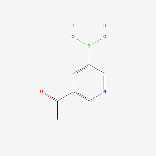 1033745-21-9 (5-acetylpyridin-3-yl)boronic acid chemical structure