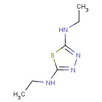 59173-71-6 2-N,5-N-diethyl-1,3,4-thiadiazole-2,5-diamine chemical structure