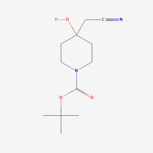 774609-73-3 tert-butyl 4-(cyanomethyl)-4-hydroxypiperidine-1-carboxylate chemical structure