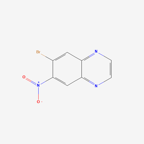 113269-09-3 6-bromo-7-nitroquinoxaline chemical structure