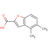 57662-03-0 4,5-dimethyl-1-benzofuran-2-carboxylic acid chemical structure