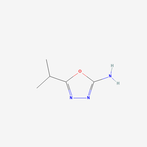 65283-97-8 5-propan-2-yl-1,3,4-oxadiazol-2-amine chemical structure