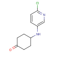 1131605-28-1 4-[(6-chloropyridin-3-yl)amino]cyclohexan-1-one chemical structure