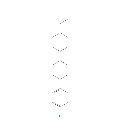 82832-27-7 1-fluoro-4-[4-(4-propylcyclohexyl)cyclohexyl]benzene chemical structure