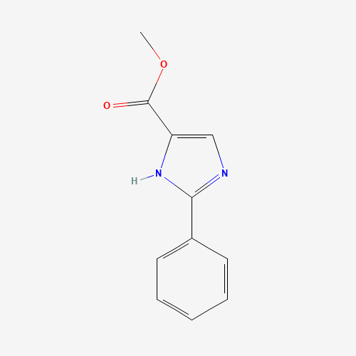 32682-99-8 methyl 2-phenyl-1H-imidazole-5-carboxylate chemical structure