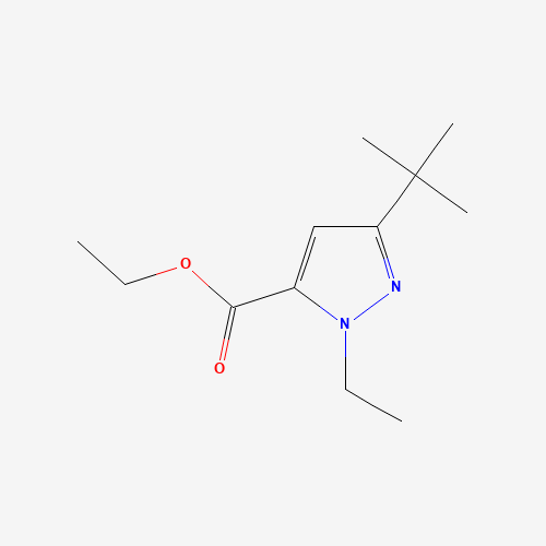 682757-38-6 ethyl 5-tert-butyl-2-ethylpyrazole-3-carboxylate chemical structure