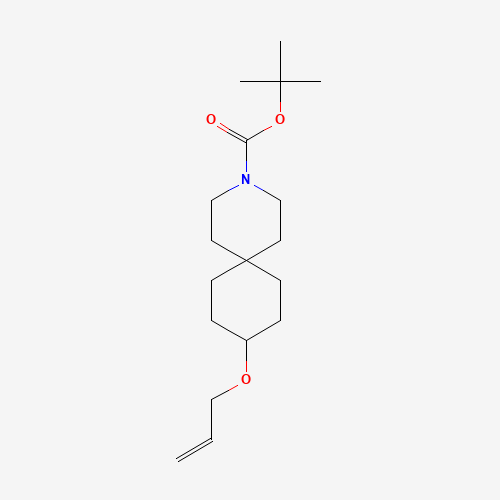 1246508-07-5 tert-butyl 9-prop-2-enoxy-3-azaspiro[5.5]undecane-3-carboxylate chemical structure