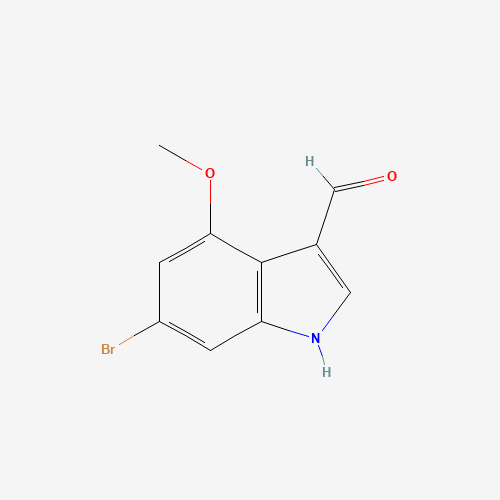 1202766-19-5 6-bromo-4-methoxy-1H-indole-3-carbaldehyde chemical structure