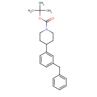 301221-15-8 tert-butyl 4-(3-benzylphenyl)piperidine-1-carboxylate chemical structure