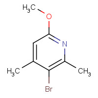 819069-57-3 3-bromo-6-methoxy-2,4-dimethylpyridine chemical structure