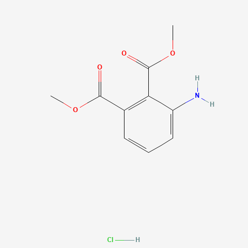 52412-63-2 dimethyl 3-aminobenzene-1,2-dicarboxylate;hydrochloride chemical structure