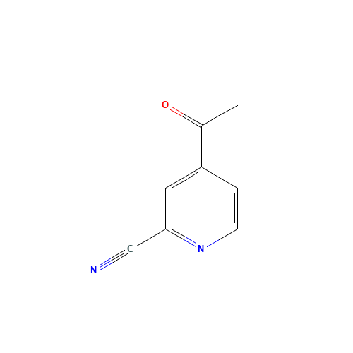52689-18-6 4-acetylpyridine-2-carbonitrile chemical structure