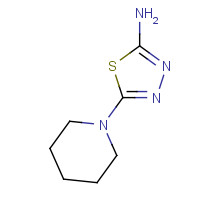 71125-46-7 5-piperidin-1-yl-1,3,4-thiadiazol-2-amine chemical structure
