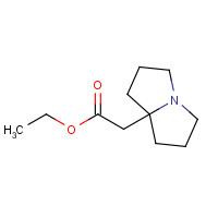 88069-56-1 ethyl 2-(1,2,3,5,6,7-hexahydropyrrolizin-8-yl)acetate chemical structure