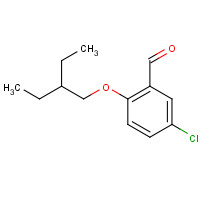 1444368-20-0 5-chloro-2-(2-ethylbutoxy)benzaldehyde chemical structure