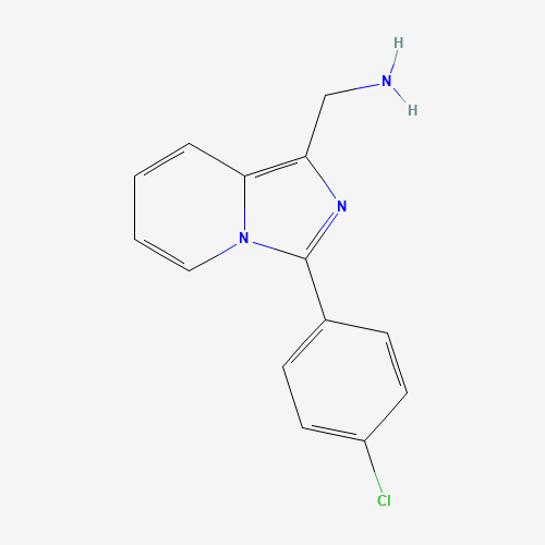 885276-35-7 [3-(4-chlorophenyl)imidazo[1,5-a]pyridin-1-yl]methanamine chemical structure