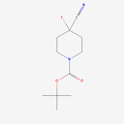 918431-93-3 tert-butyl 4-cyano-4-fluoropiperidine-1-carboxylate chemical structure