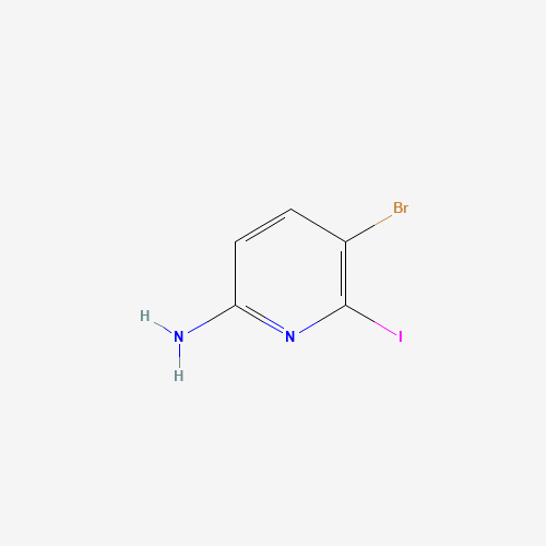 1223748-35-3 5-bromo-6-iodopyridin-2-amine chemical structure