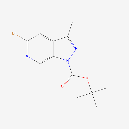 929617-42-5 tert-butyl 5-bromo-3-methylpyrazolo[3,4-c]pyridine-1-carboxylate chemical structure
