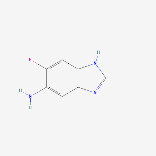 117275-69-1 6-fluoro-2-methyl-1H-benzimidazol-5-amine chemical structure