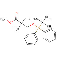 292073-50-8 methyl 3-[tert-butyl(diphenyl)silyl]oxy-2,2-dimethylpropanoate chemical structure