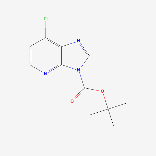 878011-41-7 tert-butyl 7-chloroimidazo[4,5-b]pyridine-3-carboxylate chemical structure