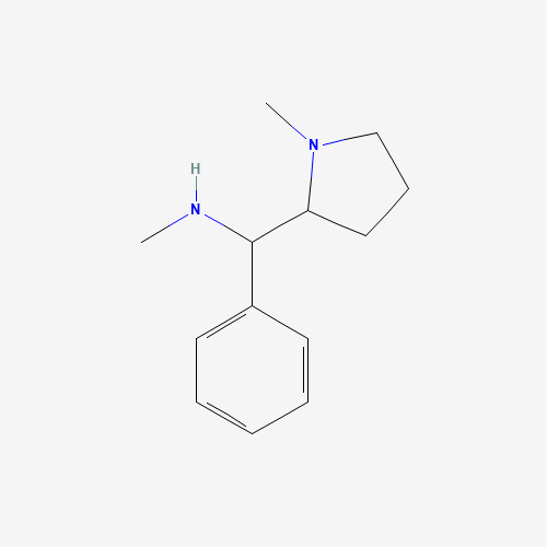 144287-36-5 N-methyl-1-(1-methylpyrrolidin-2-yl)-1-phenylmethanamine chemical structure