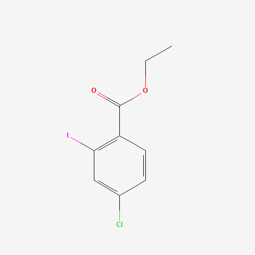 1020174-06-4 ethyl 4-chloro-2-iodobenzoate chemical structure