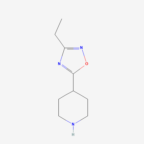 912761-48-9 3-ethyl-5-piperidin-4-yl-1,2,4-oxadiazole chemical structure
