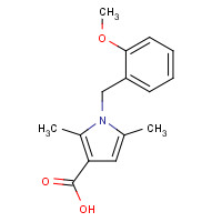 1019114-51-2 1-[(2-methoxyphenyl)methyl]-2,5-dimethylpyrrole-3-carboxylic acid chemical structure